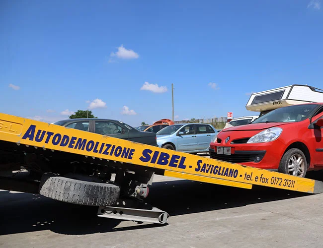ritiro veicolo presso domicilio sibel autodemlizione